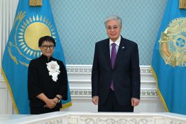 Bertemu Presiden Kazakhstan, Retno Marsudi bahas isu air global