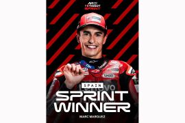 Marc Marquez atasi perlawanan Pecco di sprint race MotoGP Spanyol