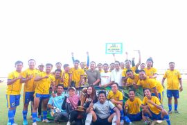 Tim Setwan DPRD Cilegon juara 1 liga sepak bola antar OPD