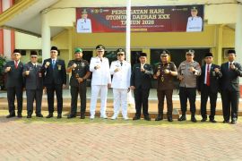 Bupati HSU pimpin upacara Hari Otonomi Daerah ke-30