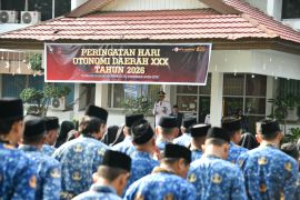 Pemkab HSS gelar upacara peringati hari OTDA ke-30