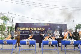 Bea Cukai Pasuruan musnahkan Rp6,39 miliar barang kena cukai ilegal