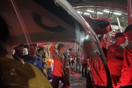 Data sementara : Tiga meninggal dan 29 luka-luka dalam kecelakaan kereta di Bekasi