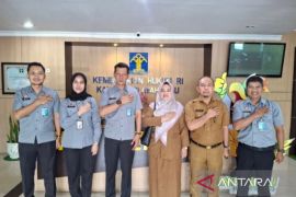 Perkuat Inovasi Daerah, Kanwil Kemenkum Riau Audiensi dengan Bappeda Kampar