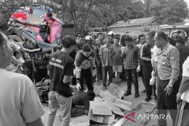 Nahas! Seorang lansia di Palangka Raya meninggal usai terlindas Truk