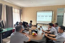 Kanwil Kemenkum Babel evaluasi kinerja Divisi P3H