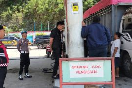 Polres Donggala sidak dua SPBU antisipasi kecurangan pengisian BBM