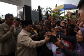 Prabowo ziarah ke makam Margono, warga Banyumas antusias
