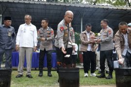 Polda Banten musnahkan 8.527 lembar uang palsu temuan Bank Indonesia