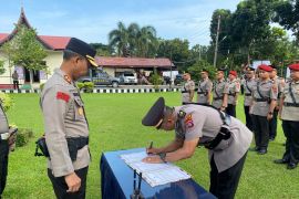 Polres Agam gelar serahterima delapan jabatan