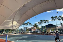 Gubernur Kaltara Resmikan Lapangan Tenis Ahmad Yani