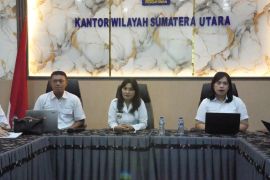 Kemenkum Sumut tingkatkan kinerja dengan mengikuti Anev Kementerian Hukum