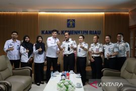 Perkuat Sinergi Antar Instansi, Kemenkum Riau Terima Kunjungan Kanwil Ditjen PAS Riau