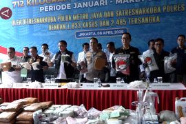 Polda Metro Jaya musnahkan 712,01 kg barang bukti narkoba