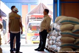 Presiden tinjau Gudang Bulog Danurejo, pastikan cadangan beras aman