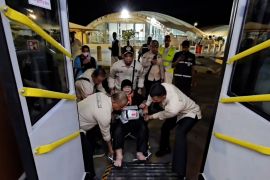 Calon Haji disabilitas dilayani bus khusus saat tiba di Madinah