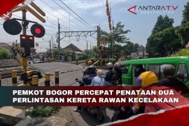 Pemkot Bogor percepat penataan dua perlintasan kereta rawan kecelakaan