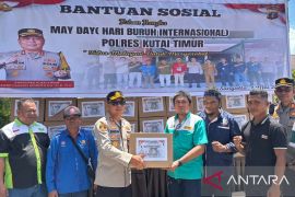 Polres Kutim isi May Day 2026 dengan aksi kemanusiaan