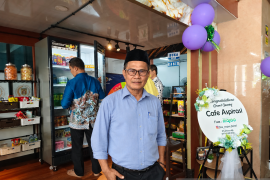 Anggota DPRD Banjarbaru Syamsuri dukung cafe aspirasi jadi sarana kembangkan UMKM