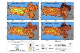 Hujan di Jateng awal Mei didominasi kategori rendah