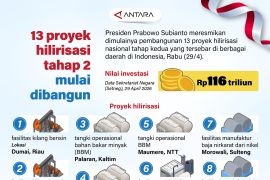 13 proyek hilirisasi tahap 2 mulai dibangun