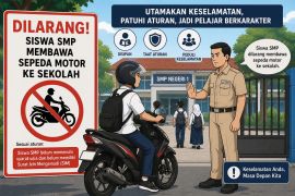 Dewan Pendidikan Surabaya tegaskan larangan siswa SMP bermotor