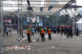 DLH DKI angkut 164 ton sampah sisa kegiatan Hari Buruh