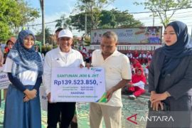 BPJS-KT Pamekasan cairkan klaim Jamsostek Rp9,7 miliar