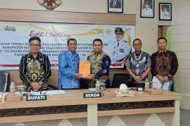 Pemkab HSS gelar exit meeting pemeriksaan terperinci LKPD bersama BPK-RI
