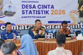 Pemkab Banjar dukung BPS siapkan Desa Cinta Statistik