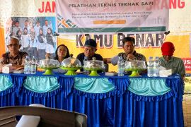 ANTAM gelar pelatihan pakan ternak sapi bagi masyarakat di Tambea