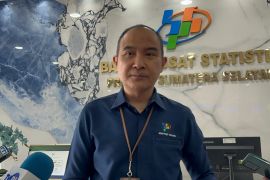 Nilai tukar petani Sumsel padan April 2026 alami kenaikan 1,07 persen