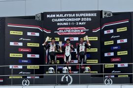 Tunjukkan dominasi, pebalap belia Astra Honda melesat di Thailand Talent Cup 2026
