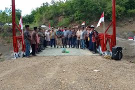 TNI selesaikan pembangunan jembatan bailey di Linge, Aceh Tengah