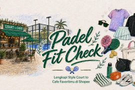 Shopee hadirkan pilihan produk lokal untuk padel di "court to cafe"