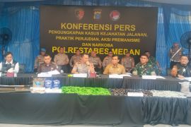 Polrestabes Medan tangkap 16 residivis dari 250 kasus  diungkap