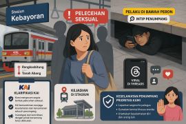 Penumpang KRL jadi korban pelecehan, pelaku sembunyi di celah kereta