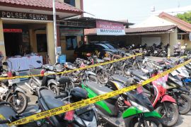 Polisi ringkus empat tersangka sindikat curanmor lintas wilayah Bantul
