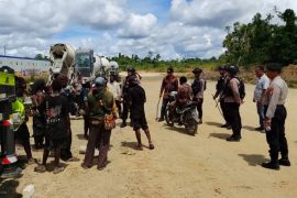 Polsek Nabire Barat amankan 18 warga palang proyek Puspem Papua Tengah