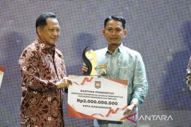 Banjarmasin raih Rp2 miliar apresiasi pengendalian inflasi dari Mendagri