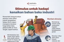 Stimulus untuk hadapi kenaikan bahan baku industri