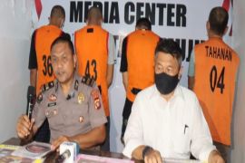 Polresta Mamuju tangkap empat pelaku penyalahgunaan narkotika