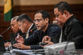 Jelang operasi, Nadiem Makarim jalani sidang pemeriksaan terdakwa