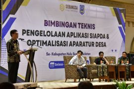 Wabup HSS tutup bimtek SIAPDA dan optimalisasi aparatur desa