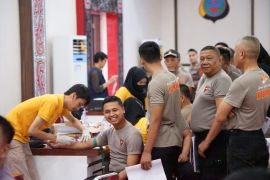 Brimob Sumut periksa kesehatan personel demi optimalkan pelayanan