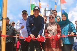 Jembatan gantung Desa Siku Muara Enim buka akses destinasi wisata