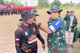 Kodim Sampit perkuat sinergi antisipasi karhutla lewat latihan gabungan