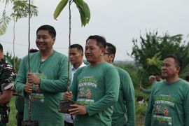 Menteri PKP tanam pohon di Lampung