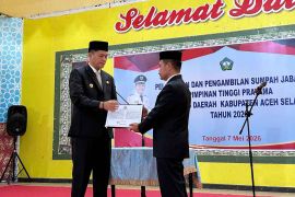 Diva Samudra Putra jabat Sekda Aceh Selatan