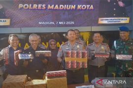 Polres Madiun Kota amankan truk angkut 3,1 juta batang rokok ilegal